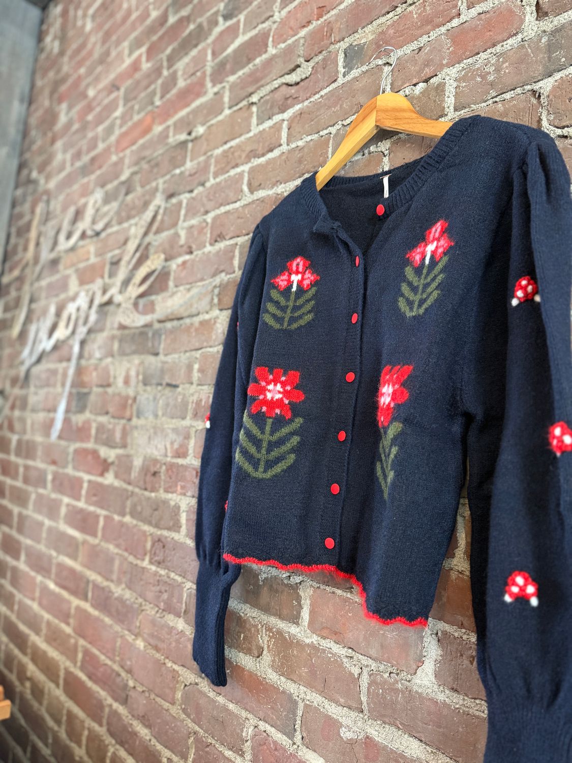 Free People Nonna Knit Cardigan