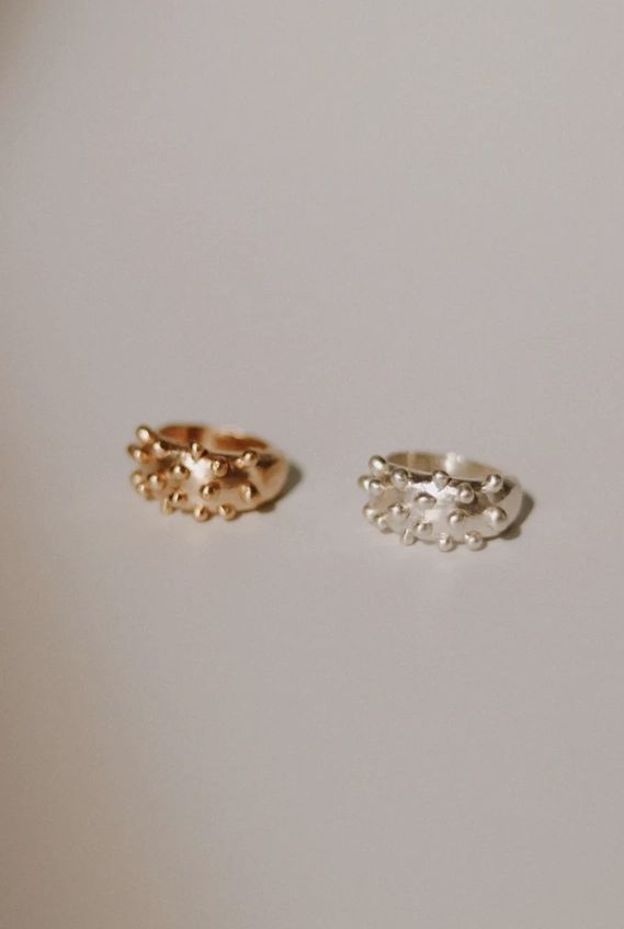 Goldie Jewelry Alta Hand Carved Ring Size 6 GJ51