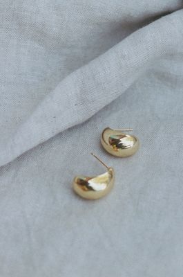 Goldie Jewelry Bubble Huggie Hoops GL32