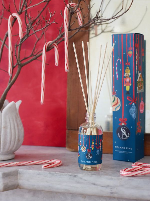 Soap &amp; Paper Factory Home For the Holidays Roland Pine Reed Diffuser