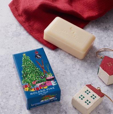 Soap &amp; Paper Factory Home For the Holidays Roland Pine Soap