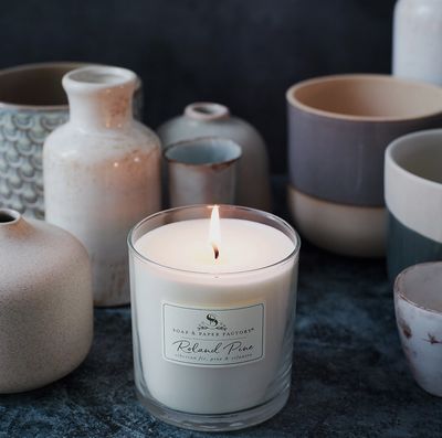 Soap &amp; Paper Roland Pine Large Soy Candle