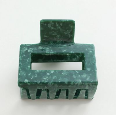 Adorro Evergreen Pine Square Large Claw Clip AD107
