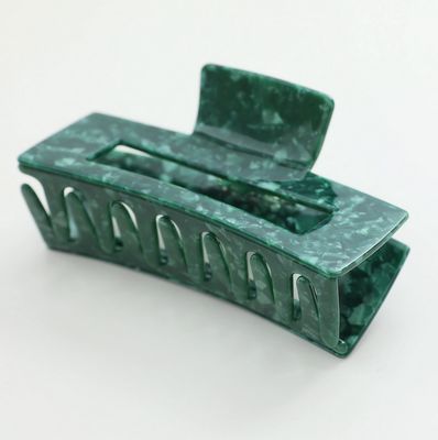 Adorro Evergreen Pine Rectangle Large Claw Clip AD106