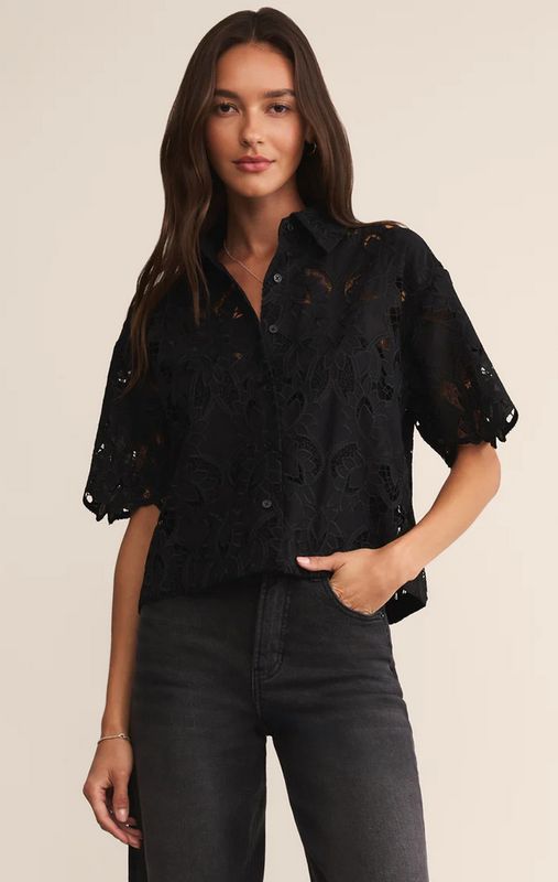 Z Supply Midnight Lace Top 