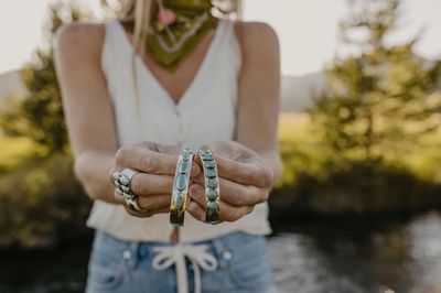 Pestana Jewelry Turquoise Statement Cuff M/L PJ2