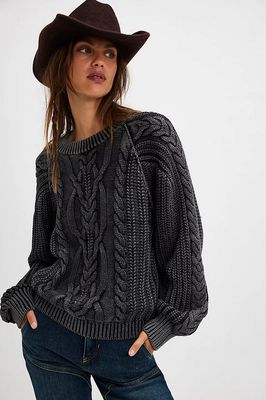 Free People Frankie Cable Sweater