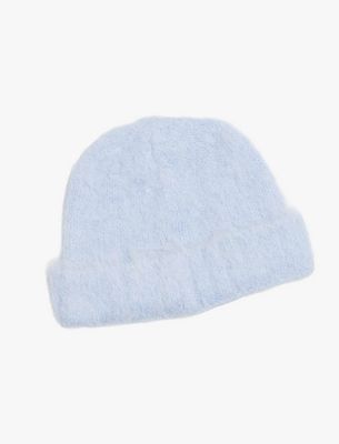 Mother The Beanie in Light Blue Fuzz Off