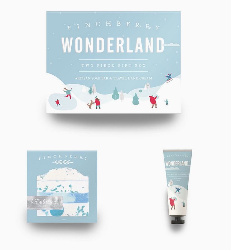 Finchberry Wonderland 2 Pc Stocking Stuffer Holiday Gift Set