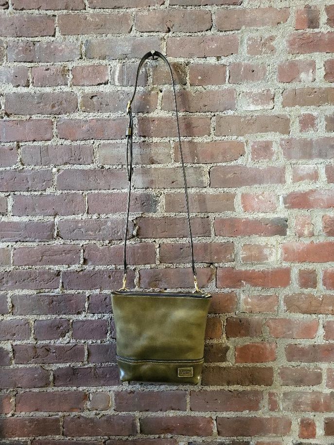 Kingdom Leather Althea Crossbody in Olive