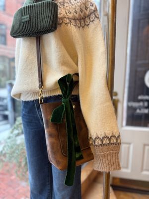 Kingdom Leather Mini Tote with Strap in Brown