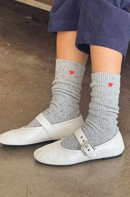 Le Bon Shoppe Embroidered Snow Socks (Two Colors)