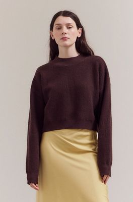 Grade &amp; Gather Knitted Crewneck Top
