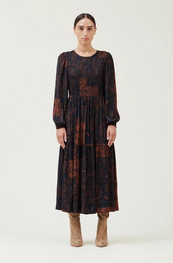 Grade &amp; Gather Smocked Bodice Dress