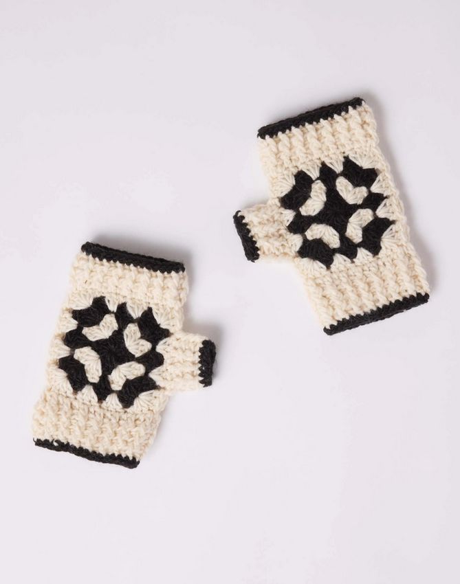 Mersea La Paz Crochet Fingerless Gloves
