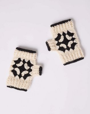 Mersea La Paz Crochet Fingerless Gloves