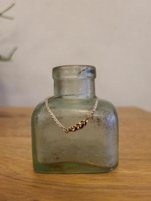 Sinead Cleary SC1646 Sterling and 14K Feather Bracelet