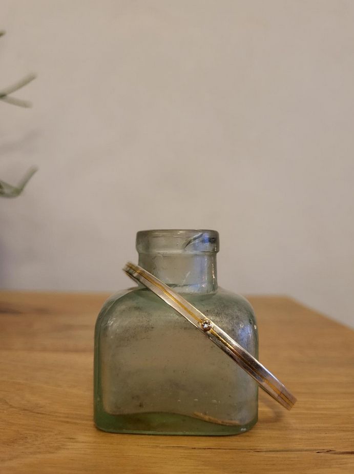 Sinead Cleary SC1642 Sterling, 22K, 14K, &amp; Diamond Cuff