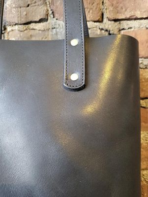 Kingdom Leather Horween Sugaree Bag in Black