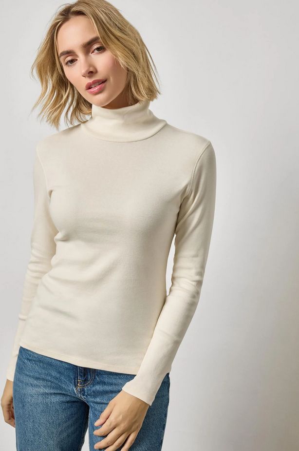 Lilla P Long Sleeve Turtleneck Tee