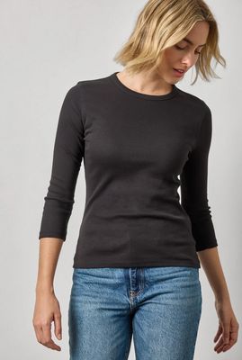 Lilla P 3/4 Sleeve Boatneck Top