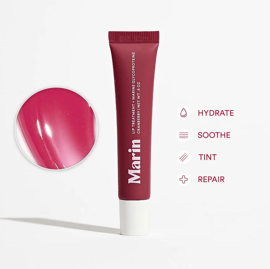 Marin Skincare Lip Treatment in Tinted Cranberry
