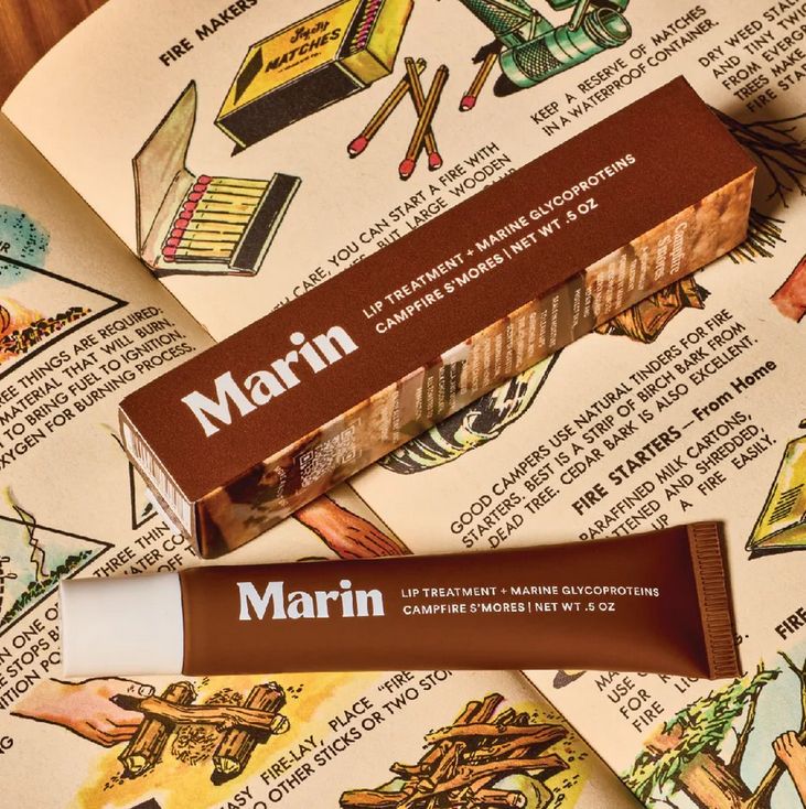 Marin Skincare Lip Treatment in Campfire S'mores