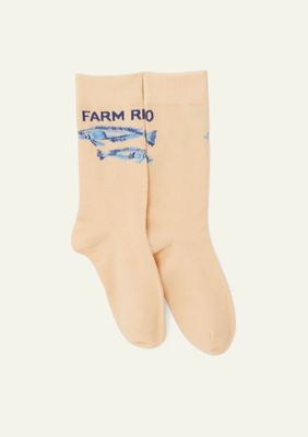 Farm Rio Knit Icon Socks (Multiple Colors)