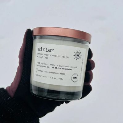 River &amp; Stone Candle Co. Winter Soy Candle RS19
