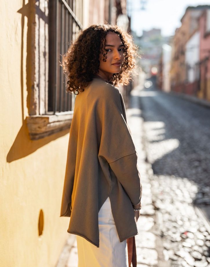 Mersea Frenchie Mock Neck Sweatshirt (Two Colors)