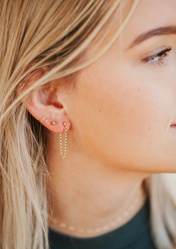 Hello Adorn Annex Studs 14K Gold Filled HE1