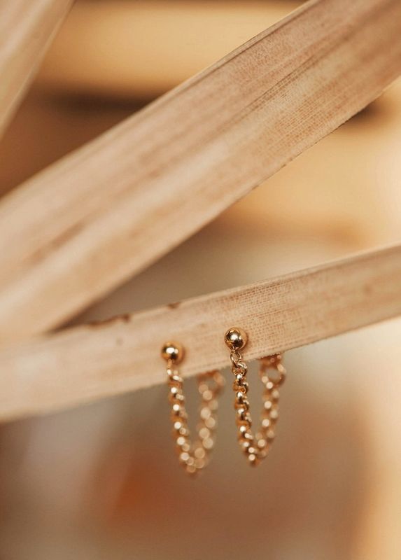 Hello Adorn Mini Annex Studs 14K Gold Filled HE13