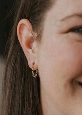 Hello Adorn Mini Annex Studs 14K Gold Filled HE13