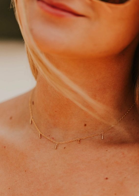 Hello Adorn Cali Necklace 14K Gold Filled HE3