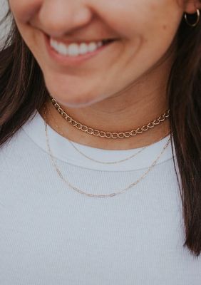 Hello Adorn 16" Maeve Chain Gold Filled HE11