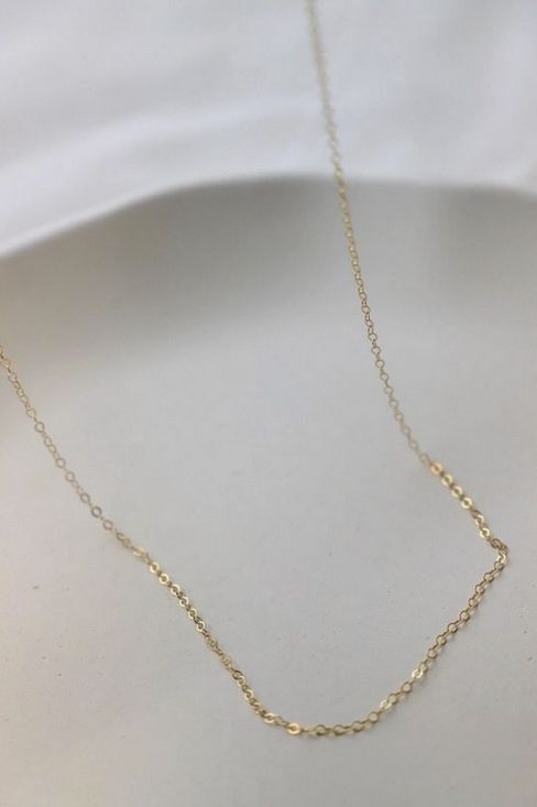 Katie Waltman Jewelry 20" Gold Filled Cable Chain Necklace KW72