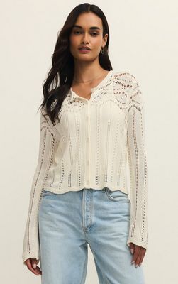 Z Supply Alycia Crochet Sweater