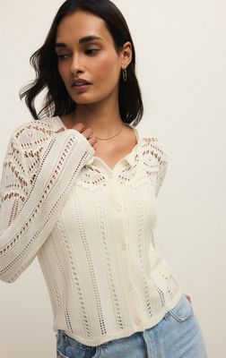 Z Supply Alycia Crochet Sweater