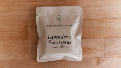Our Lavender Co. Lavender &amp; Eucalyptus Single Shower Steamer OL3