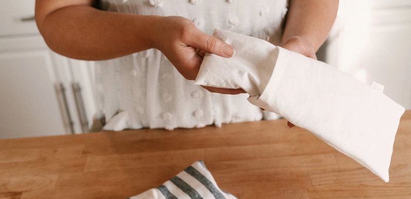 Our Lavender Co. Lavender Flaxseed Eye Pillow in Natural OL5