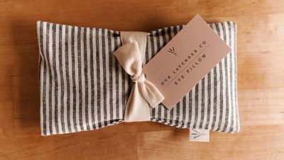 Our Lavender Co. Lavender Flaxseed Eye Pillow in Thin Stripe OL6