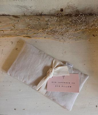 Our Lavender Co. Lavender Flaxseed Eye Pillow in Natural OL5