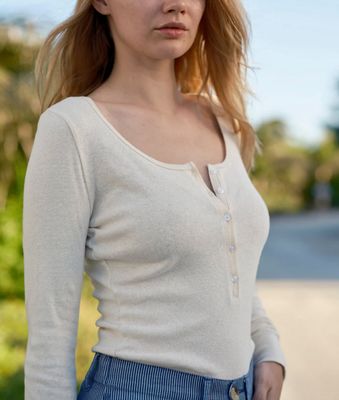 Mollusk Surf Shop Long Sleeve Henley