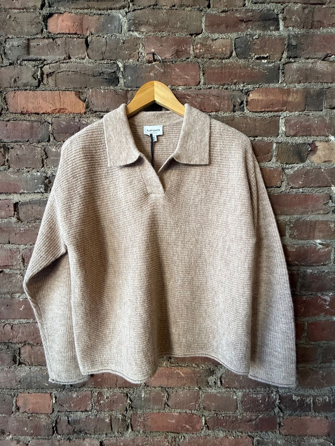 Flat White Laura Sweater Top