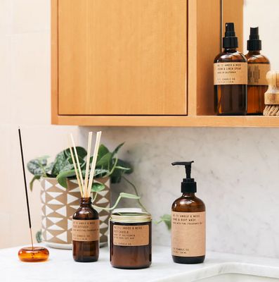 P.F. Candle Co. Amber &amp; Moss Room &amp; Linen Spray