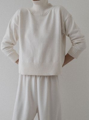 Laude The Label Totto Mock Turtleneck Sweater
