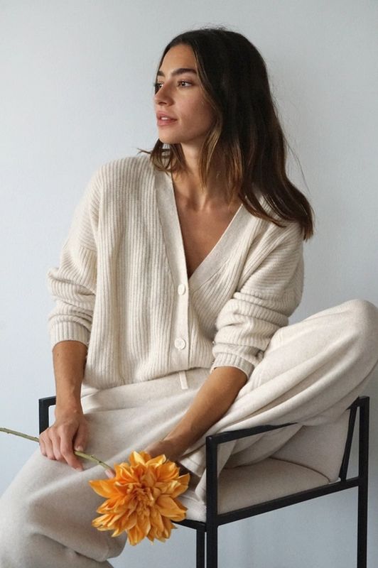 Beachwood The Label The Cashmere Muma Crop Cardi