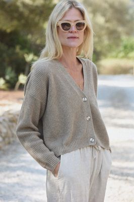 Beachwood The Label The Cashmere Muma Crop Cardi