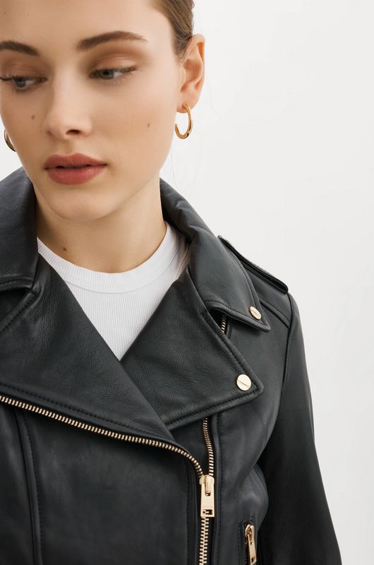 Lamarque Donna 21 Iconic Leather Biker Jacket