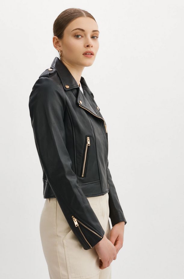 Lamarque Donna 21 Iconic Leather Biker Jacket